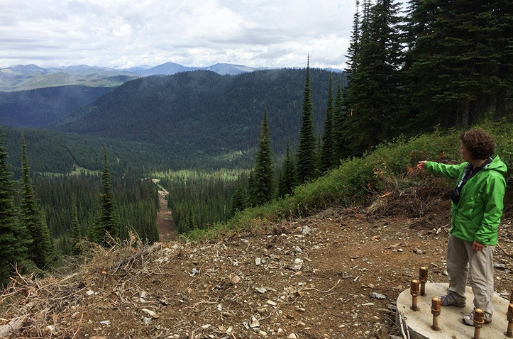 Chairlift install at Whitefish Mountain Resort