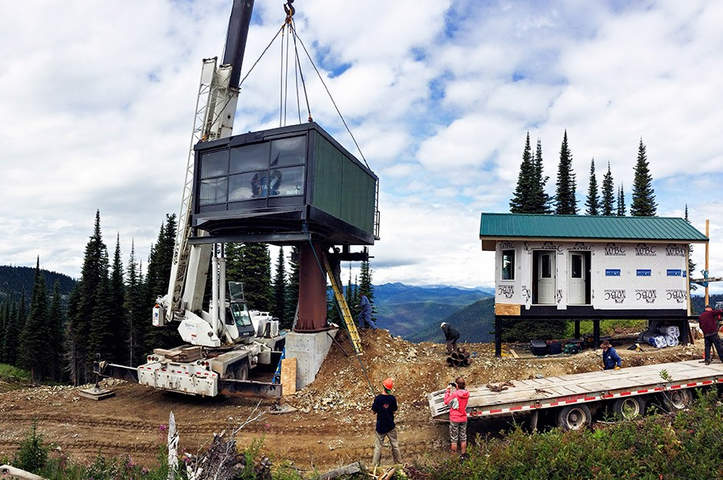 Whitefish Mountain Resort Chairlift Installation