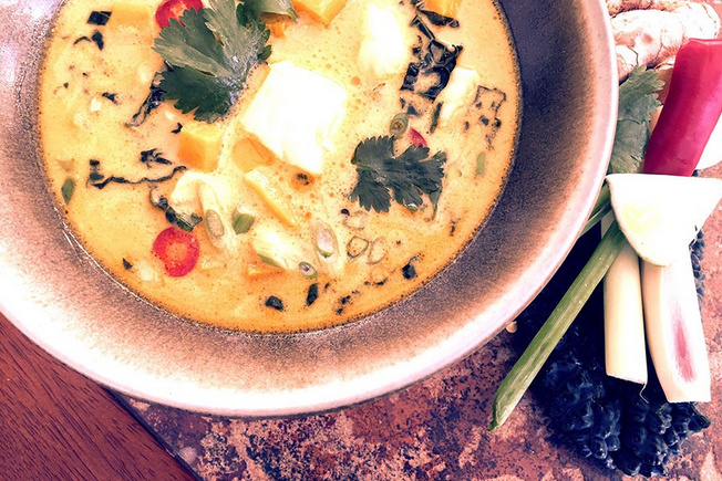 Spicy Thai Coconut Soup