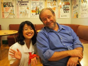 Mizuho with director Michael McGill.