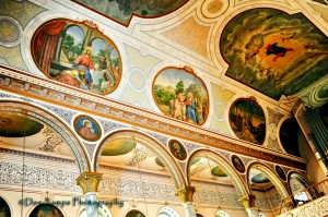 A closer look at some of the paintings inside St. Francis Church.