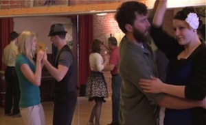 Swing dancers at the Missoula Downtown Dance Collective