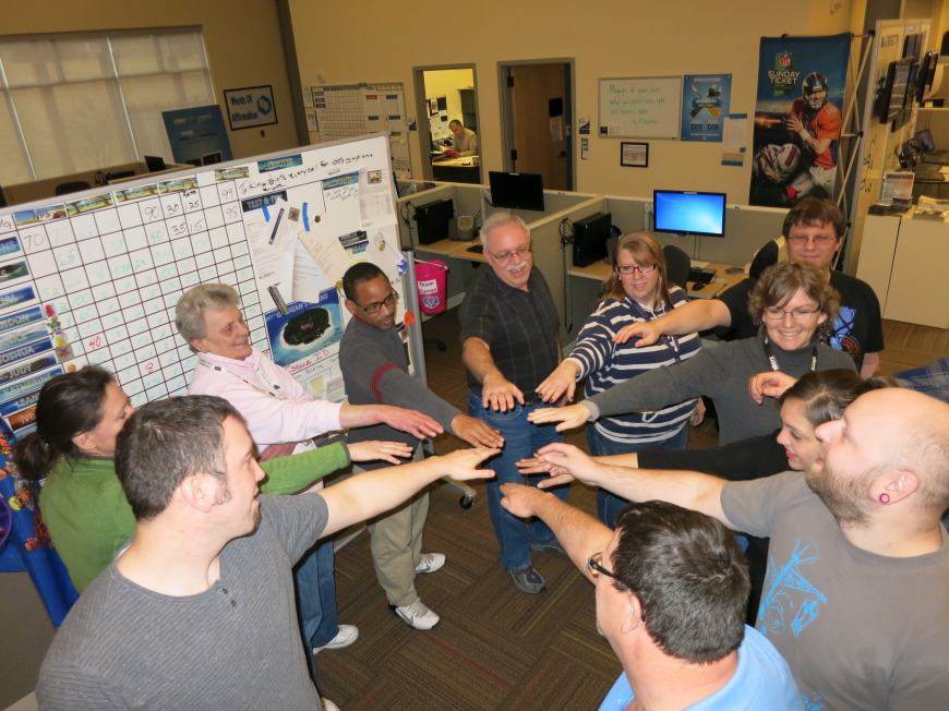 DIRECTV Missoula NCW Team Huddle  Break 2015