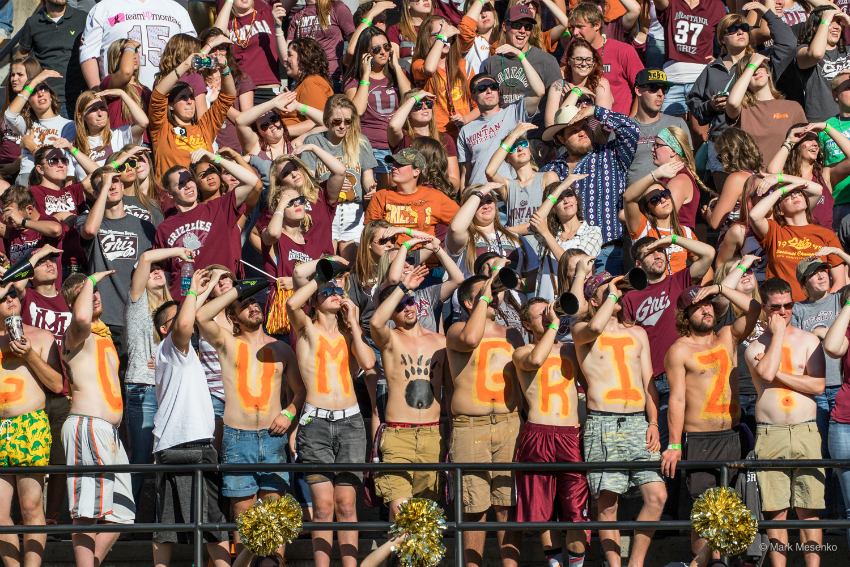 Homecoming 2015 Grizzly Nation. Photo by Mark Mesenko