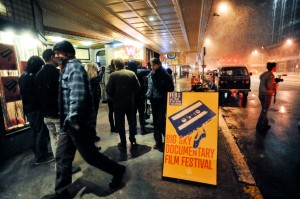 A crowd waits for the doors to open at last year's Big Sky Documentary Film Festival