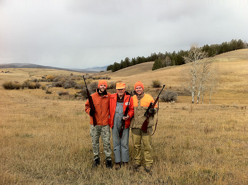 Zach, Grandpa and Me Elk Hunting in Montana