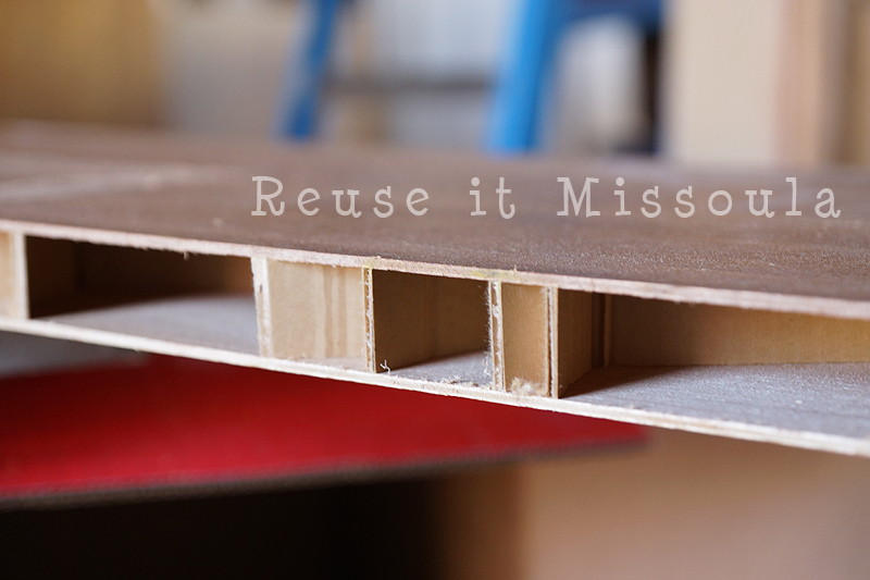 Repurposing Hollow Core Doors Into Shelves Reuse it Missoula