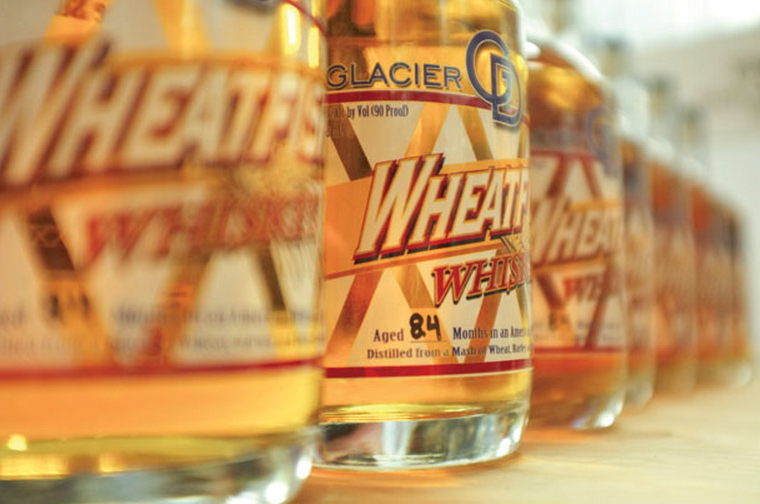 Bottles of Wheatfish Whiskey are seen at the Glacier Distilling Company in Coram. - Lido Vizzutti/Flathead Beacon