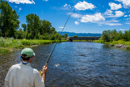Hooked up on a perfect summer afternoon. Photo by Tony Reinhardt.