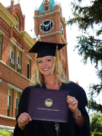 Jacey Bourne, 2012 UM Grad