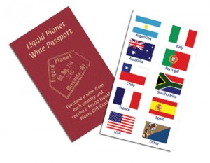 Liquid Planet's Wine Passport.