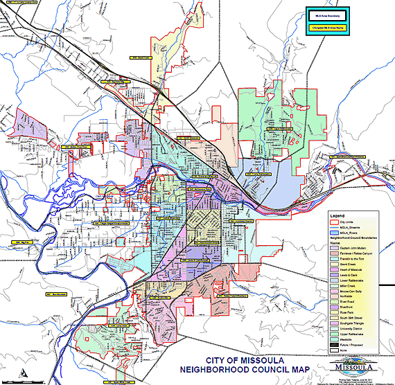 Missoula Montana Map